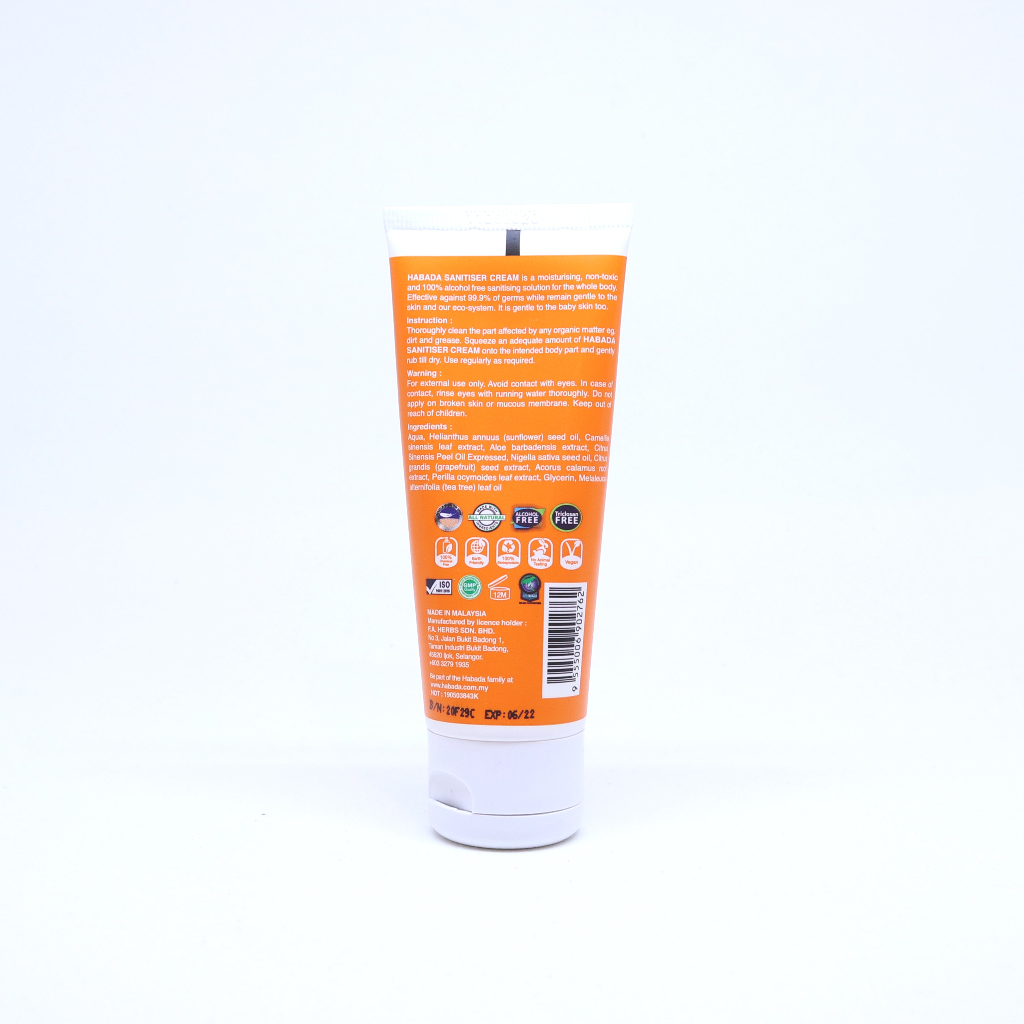 Natural Sanitising Cream - remedymy